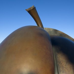 big apple sculpture Loving the big apple...and remembering why I left