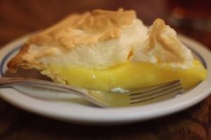Pie slice lemon merengue CC